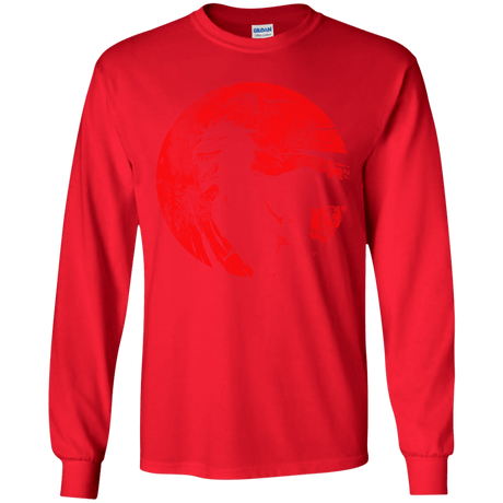 T-Shirts Red / YS Shinigami Mask Youth Long Sleeve T-Shirt