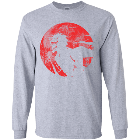 T-Shirts Sport Grey / YS Shinigami Mask Youth Long Sleeve T-Shirt