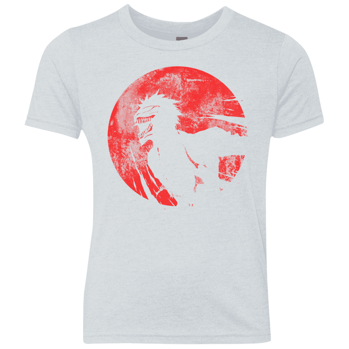 T-Shirts Heather White / YXS Shinigami Mask Youth Triblend T-Shirt