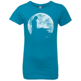 T-Shirts Turquoise / YXS Shinigami Moon Girls Premium T-Shirt