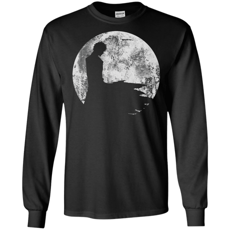 T-Shirts Black / S Shinigami Moon Men's Long Sleeve T-Shirt