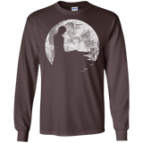 T-Shirts Dark Chocolate / S Shinigami Moon Men's Long Sleeve T-Shirt