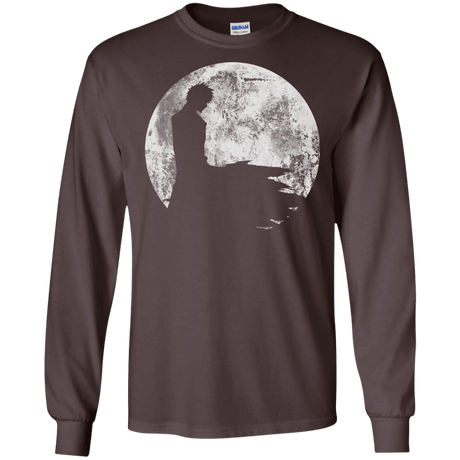 T-Shirts Dark Chocolate / S Shinigami Moon Men's Long Sleeve T-Shirt