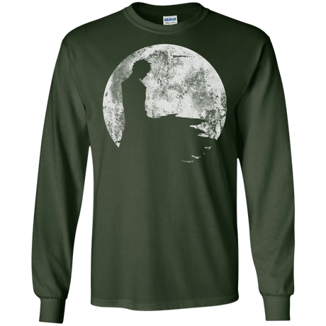 T-Shirts Forest Green / S Shinigami Moon Men's Long Sleeve T-Shirt