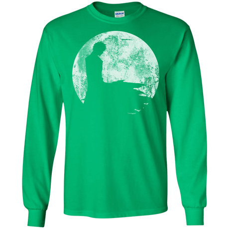 T-Shirts Irish Green / S Shinigami Moon Men's Long Sleeve T-Shirt