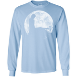 T-Shirts Light Blue / S Shinigami Moon Men's Long Sleeve T-Shirt