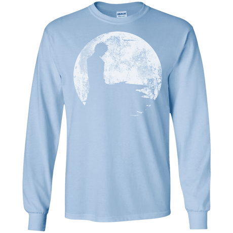 T-Shirts Light Blue / S Shinigami Moon Men's Long Sleeve T-Shirt