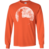 T-Shirts Orange / S Shinigami Moon Men's Long Sleeve T-Shirt