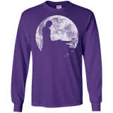 T-Shirts Purple / S Shinigami Moon Men's Long Sleeve T-Shirt