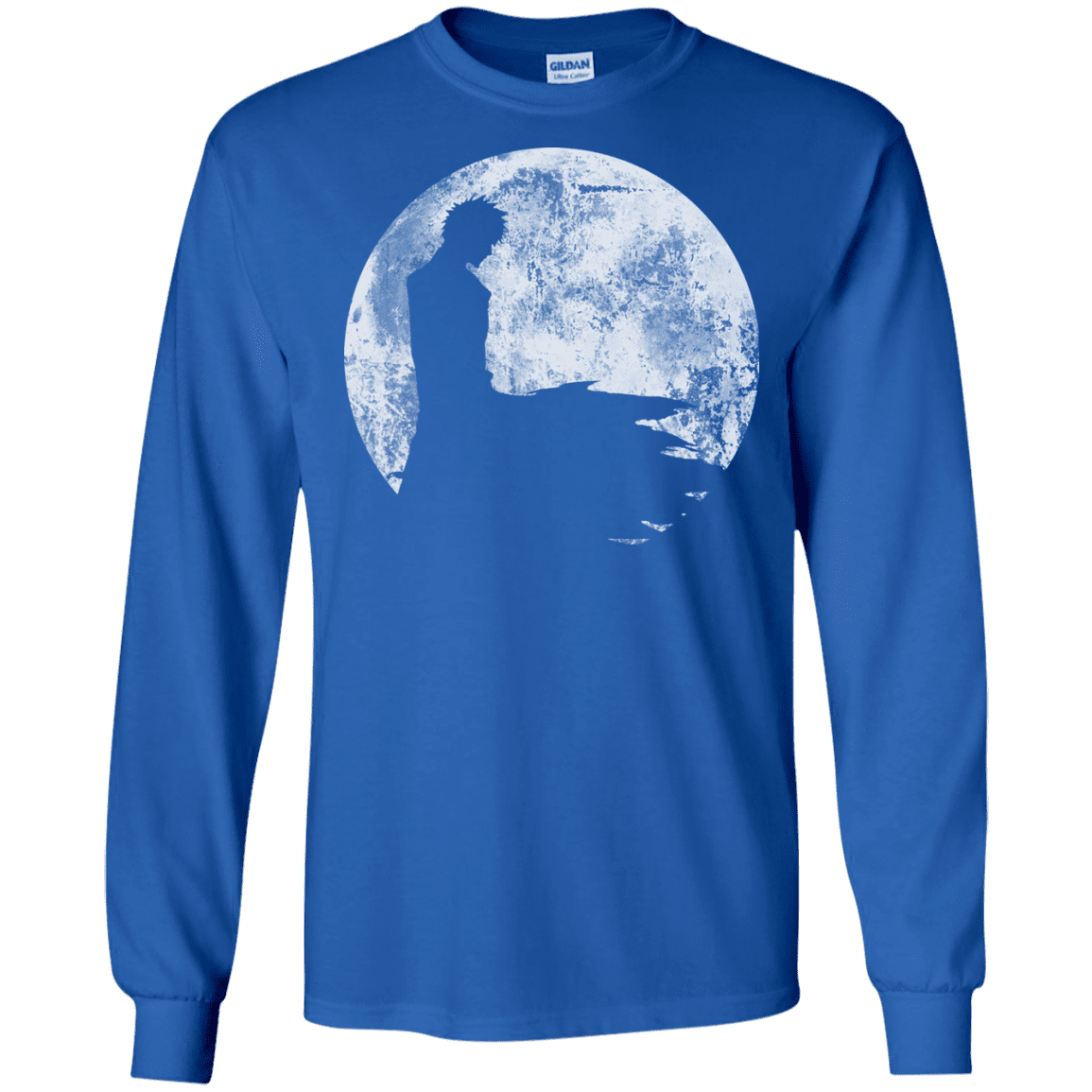 T-Shirts Royal / S Shinigami Moon Men's Long Sleeve T-Shirt