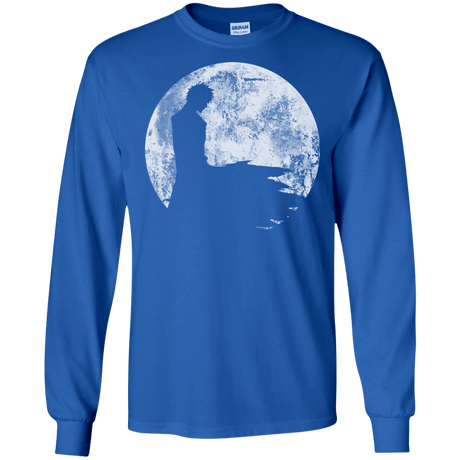 T-Shirts Royal / S Shinigami Moon Men's Long Sleeve T-Shirt