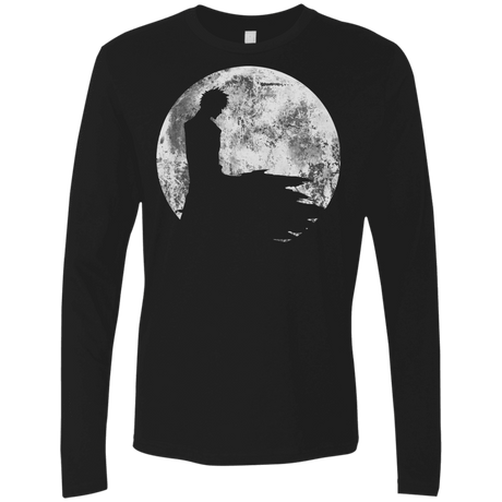 T-Shirts Black / S Shinigami Moon Men's Premium Long Sleeve