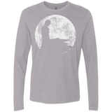 T-Shirts Heather Grey / S Shinigami Moon Men's Premium Long Sleeve