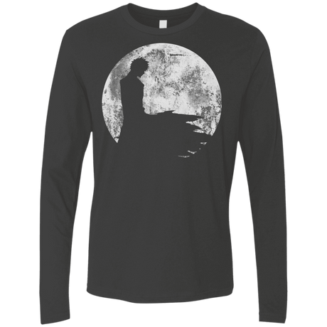 T-Shirts Heavy Metal / S Shinigami Moon Men's Premium Long Sleeve