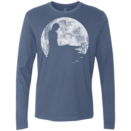 T-Shirts Indigo / S Shinigami Moon Men's Premium Long Sleeve