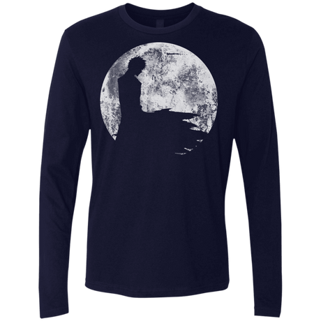 T-Shirts Midnight Navy / S Shinigami Moon Men's Premium Long Sleeve