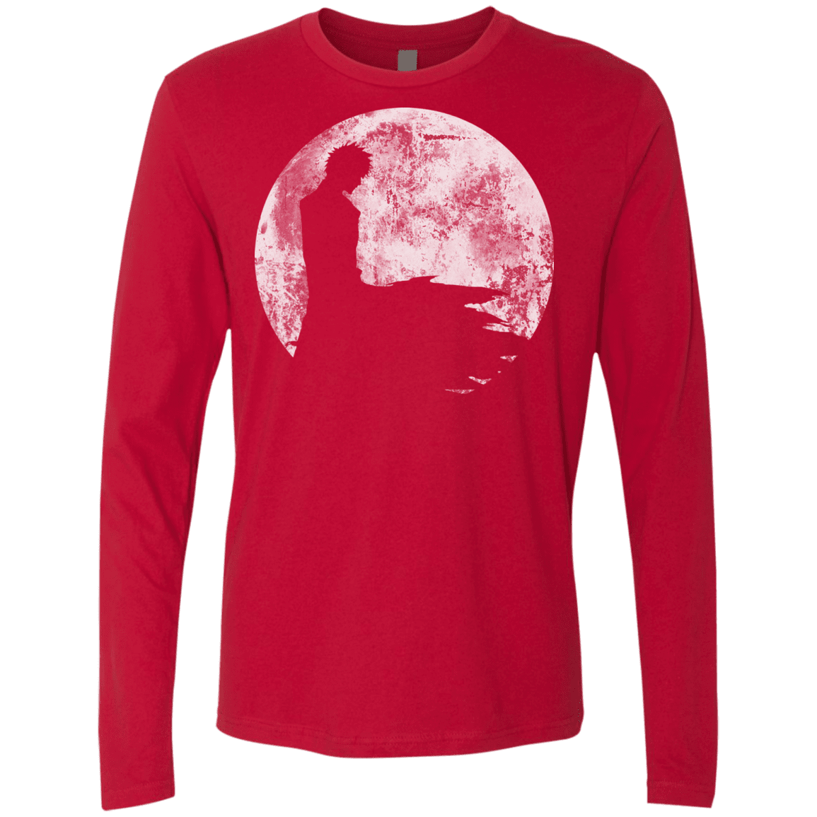 T-Shirts Red / S Shinigami Moon Men's Premium Long Sleeve