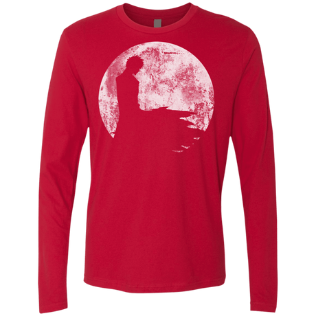 T-Shirts Red / S Shinigami Moon Men's Premium Long Sleeve
