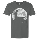 T-Shirts Heavy Metal / X-Small Shinigami Moon Men's Premium V-Neck