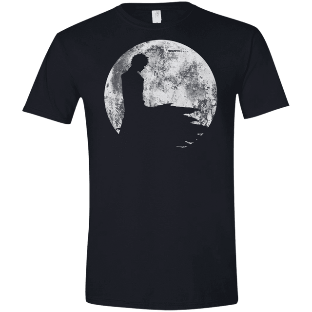 T-Shirts Black / X-Small Shinigami Moon Men's Semi-Fitted Softstyle