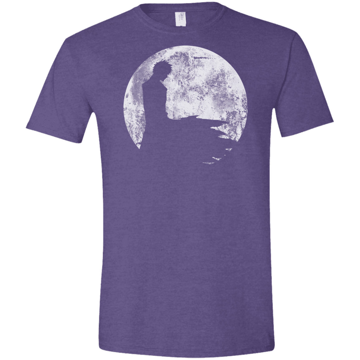 T-Shirts Heather Purple / S Shinigami Moon Men's Semi-Fitted Softstyle