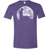 T-Shirts Heather Purple / S Shinigami Moon Men's Semi-Fitted Softstyle