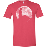T-Shirts Heather Red / S Shinigami Moon Men's Semi-Fitted Softstyle