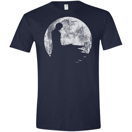 T-Shirts Navy / X-Small Shinigami Moon Men's Semi-Fitted Softstyle