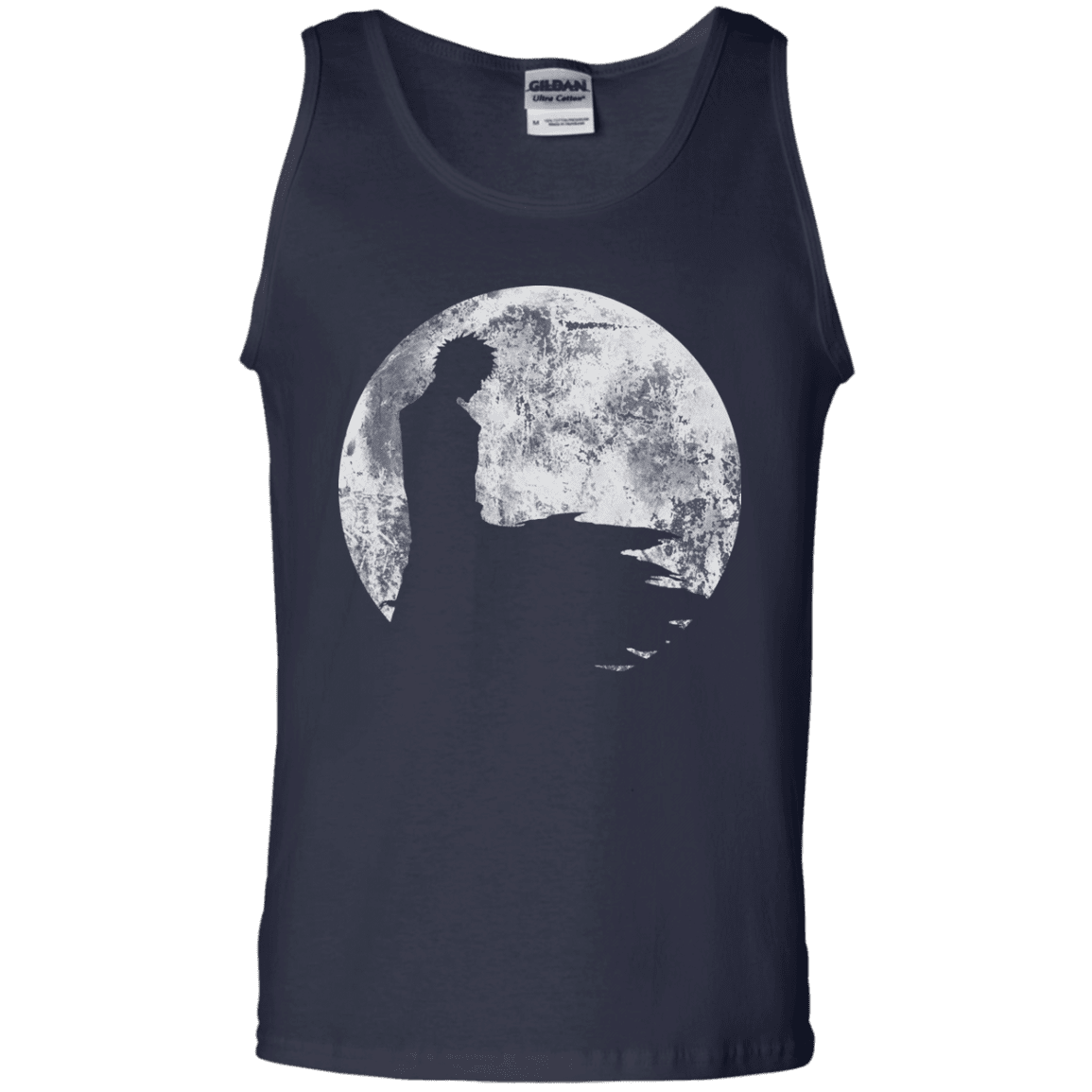 T-Shirts Navy / S Shinigami Moon Men's Tank Top