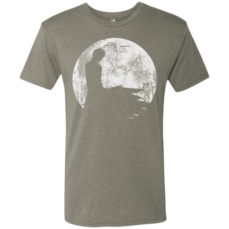 T-Shirts Venetian Grey / S Shinigami Moon Men's Triblend T-Shirt