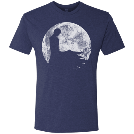 T-Shirts Vintage Navy / S Shinigami Moon Men's Triblend T-Shirt