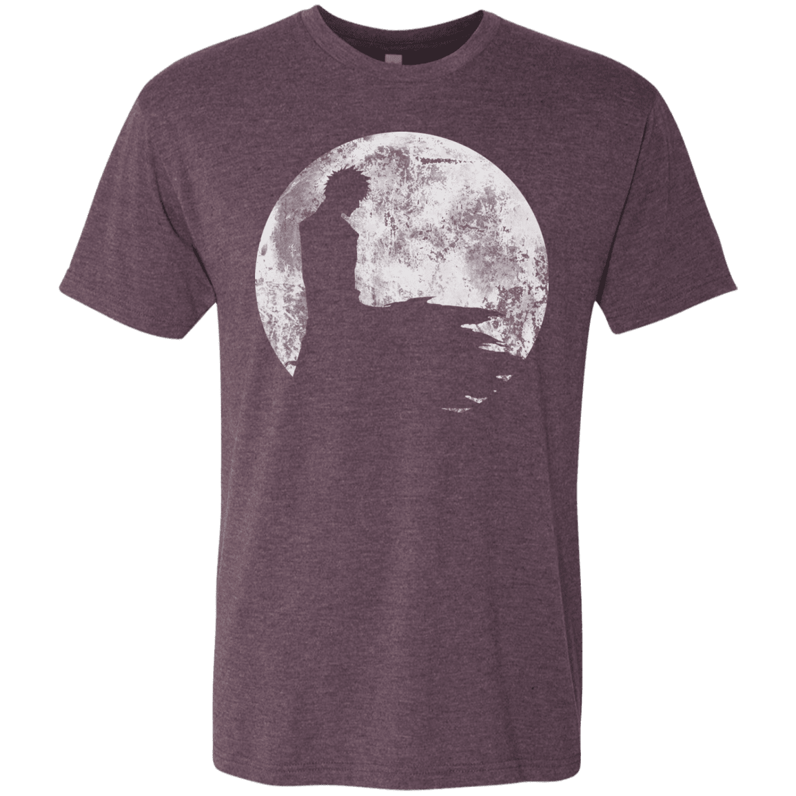 T-Shirts Vintage Purple / S Shinigami Moon Men's Triblend T-Shirt