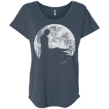 T-Shirts Indigo / X-Small Shinigami Moon Triblend Dolman Sleeve
