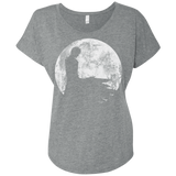 T-Shirts Premium Heather / X-Small Shinigami Moon Triblend Dolman Sleeve