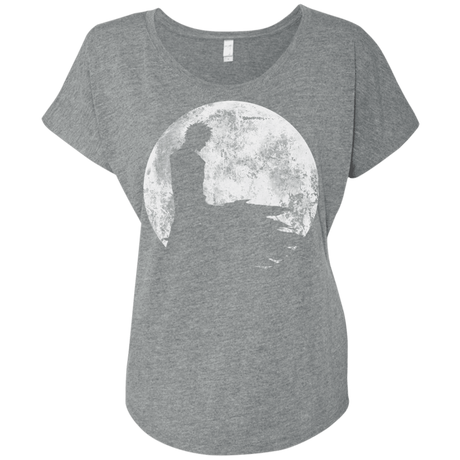 T-Shirts Premium Heather / X-Small Shinigami Moon Triblend Dolman Sleeve