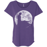 T-Shirts Purple Rush / X-Small Shinigami Moon Triblend Dolman Sleeve