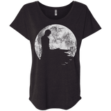 T-Shirts Vintage Black / X-Small Shinigami Moon Triblend Dolman Sleeve