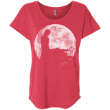 T-Shirts Vintage Red / X-Small Shinigami Moon Triblend Dolman Sleeve