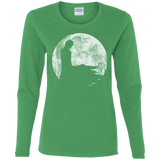 T-Shirts Irish Green / S Shinigami Moon Women's Long Sleeve T-Shirt