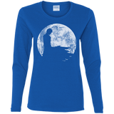 T-Shirts Royal / S Shinigami Moon Women's Long Sleeve T-Shirt