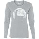 T-Shirts Sport Grey / S Shinigami Moon Women's Long Sleeve T-Shirt
