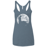 T-Shirts Indigo / X-Small Shinigami Moon Women's Triblend Racerback Tank