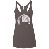 T-Shirts Macchiato / X-Small Shinigami Moon Women's Triblend Racerback Tank