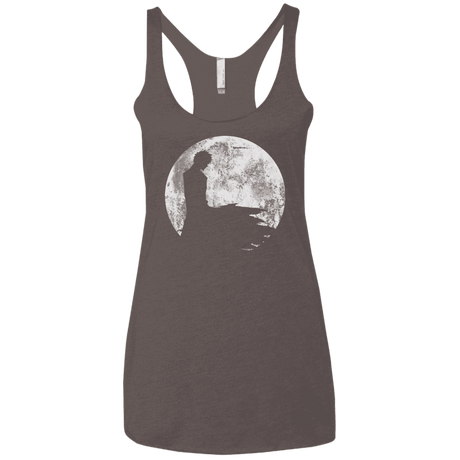 T-Shirts Macchiato / X-Small Shinigami Moon Women's Triblend Racerback Tank