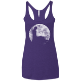 T-Shirts Purple Rush / X-Small Shinigami Moon Women's Triblend Racerback Tank