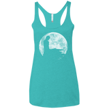 T-Shirts Tahiti Blue / X-Small Shinigami Moon Women's Triblend Racerback Tank