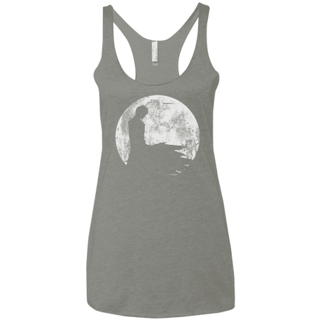 T-Shirts Venetian Grey / X-Small Shinigami Moon Women's Triblend Racerback Tank