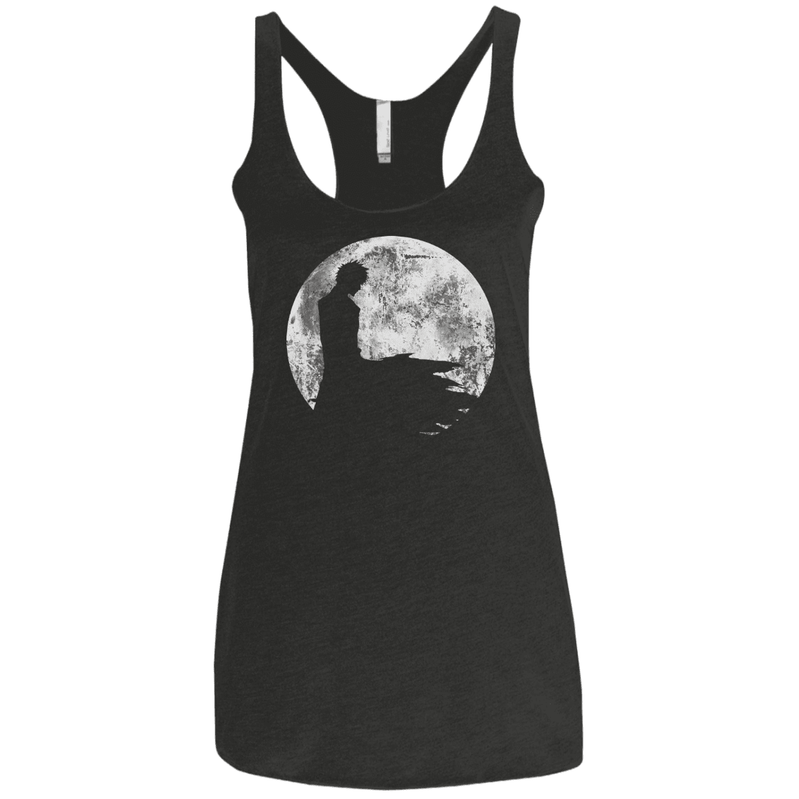 T-Shirts Vintage Black / X-Small Shinigami Moon Women's Triblend Racerback Tank