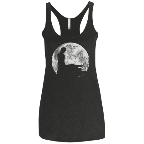 T-Shirts Vintage Black / X-Small Shinigami Moon Women's Triblend Racerback Tank