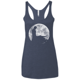 T-Shirts Vintage Navy / X-Small Shinigami Moon Women's Triblend Racerback Tank